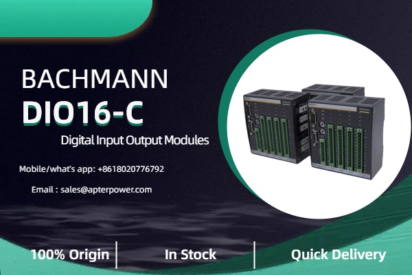 تبسيط الأتمتة باستخدام وحدة الإدخال/الإخراج DIO16-C BACHMANN